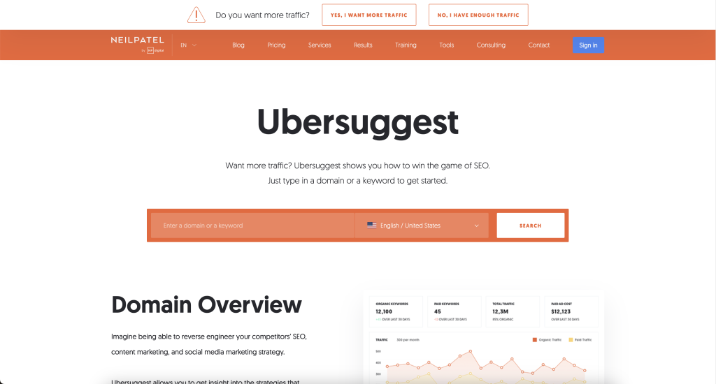 Ubersuggest